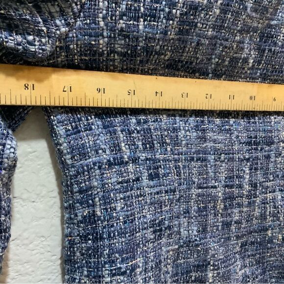 Nina McLemore Womens Jacket Blazer Multicolor Tweed Virgin Wool Made in USA - Picture 6 of 8